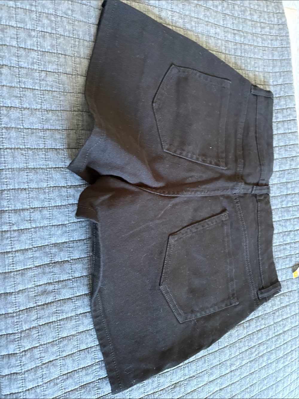 Joe Fresh Black High-Rise Denim Shorts - Picture 3 of 6